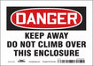 Safety Sign 5 in x 7 in Vinyl