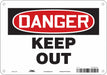 Safety Sign 7 in x 10 in Aluminum