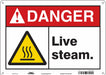 Safety Sign 10 in x 14 in Polyethylene
