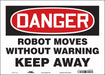 Safety Sign 10 in x 14 in Vinyl