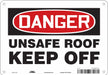 Safety Sign 7 in x 10 in Aluminum