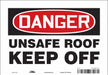 Safety Sign 7 inx10 in Vinyl