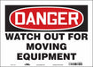 Safety Sign 10 in x 14 in Vinyl