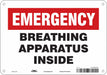 Safety Sign 7 in x 10 in Aluminum