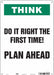 Safety Sign 14 in x 10 in Aluminum