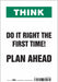 Safety Sign 10 in x 7 in Vinyl