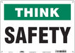 Safety Sign 10 inx14 in Aluminum