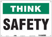 Safety Sign 10 in x 14 in Polyethylene