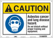 Safety Sign 10 in x 14 in Polyethylene