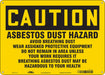 Safety Sign 10 in x 14 in Polyethylene