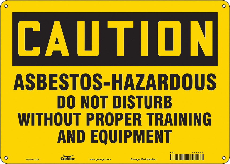 Safety Sign 10 inx14 in Aluminum
