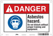 Safety Sign 7 in x 10 in Polyethylene