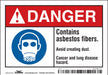 Safety Sign 3 1/2 inx5 in Vinyl