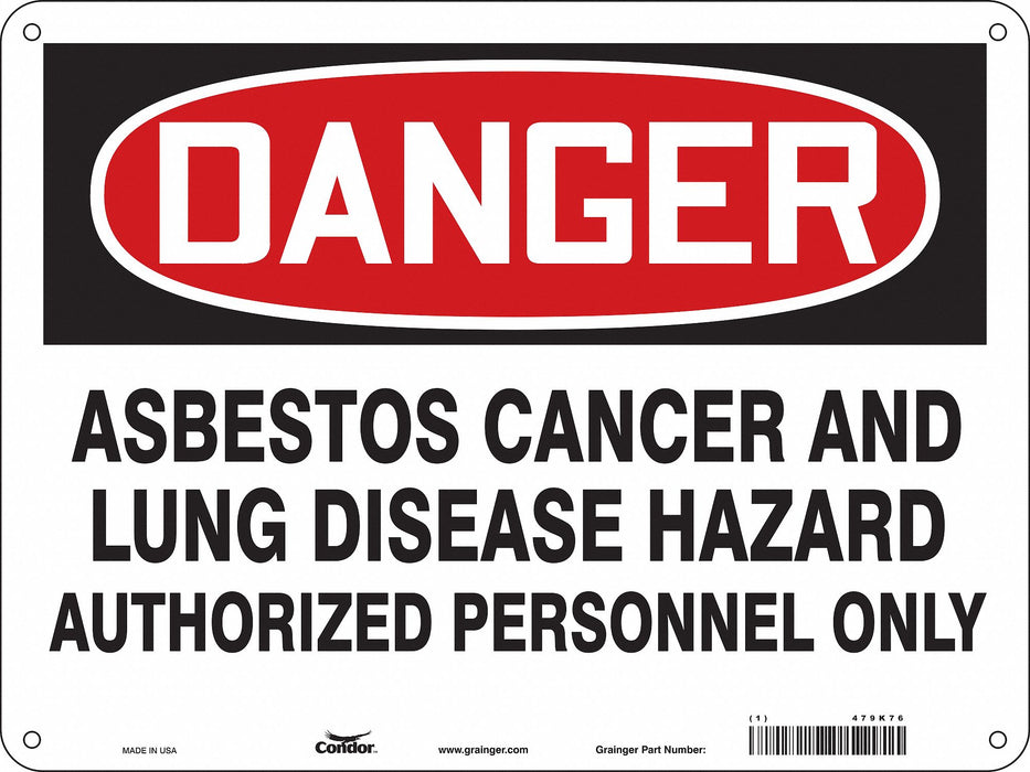 Safety Sign 18 inx24 in Aluminum