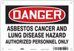 Safety Sign 7 inx10 in Polyethylene