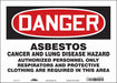 Safety Sign 10 inx14 in Vinyl