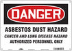 Safety Sign 10 in x 14 in Polyethylene