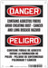Safety Sign 10 inx7 in Polyethylene