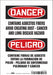 Safety Sign 10 inx7 in Vinyl