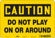 Safety Sign 7 in x 10 in Aluminum