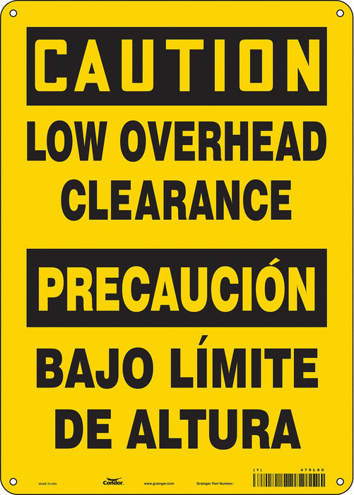 Safety Sign 14 inx10 in Aluminum