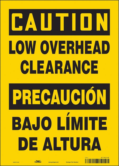 Safety Sign 14 inx10 in Vinyl