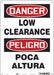 Safety Sign 14 in x 10 in Polyethylene