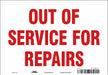 Safety Sign 7 inx10 in Vinyl