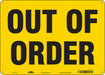 Safety Sign 10 inx14 in Aluminum