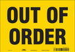 Safety Sign 7 inx10 in Vinyl