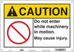 Safety Sign 10 in x 14 in Aluminum