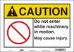 Safety Sign 10 in x 14 in Vinyl