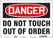 Safety Sign 10 inx14 in Aluminum