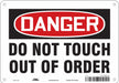 Safety Sign 7 inx10 in Vinyl
