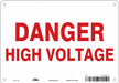 Safety Sign 7 in x 10 in Aluminum