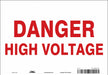 Safety Sign 7 inx10 in Vinyl