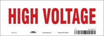 Safety Sign 3.5in x 10in Vinyl