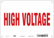 Safety Sign 7 in x 10 in Aluminum