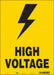 Safety Sign 14 in x 10 in Vinyl