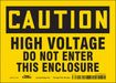 Safety Sign 5 in x 7 in Vinyl