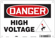 Safety Sign 7 inx10 in Polyethylene