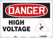 Safety Sign 10 inx14 in Polyethylene