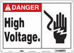 Safety Sign 10 in x 14 in Polyethylene
