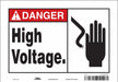Safety Sign 7 inx10 in Vinyl