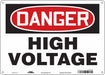 J6931 Safety Sign 10 inx14 in Aluminum