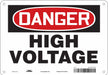 J6931 Safety Sign 7 inx10 in Glow Vinyl