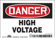 Safety Sign 2.25in x 4.5in Vinyl