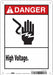 Safety Sign 10 in x 7 in Aluminum