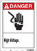 Safety Sign 14 in x 10 in Aluminum