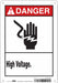 Safety Sign 10 inx7 in Polyethylene